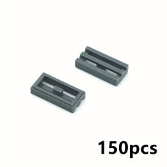 150pcs 1x2 Thin Building Blocks Sewer Cover DIY Brick Acc