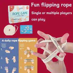 Interactive Rope Games for Kids Educational Toy Fine Motor Skills Outdoor Fun
