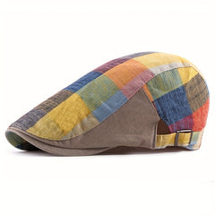 Plaid Cowboy Hat Western Style Unisex