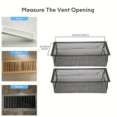 Floor Vent Cover Filter Net Air Vent Screen Mesh Catcher