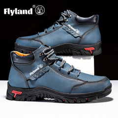 FLYLAND Men's Chukka Ankle Boots Outdoor Sport Shoes