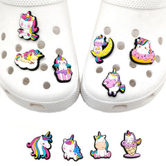 10pcs Unicorn Shoes Decoration for Girls Kids