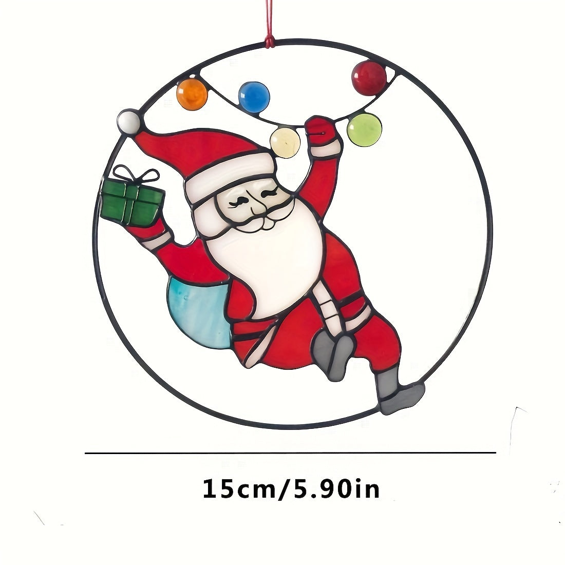 Colorful Santa Claus Christmas Decoration Pendant