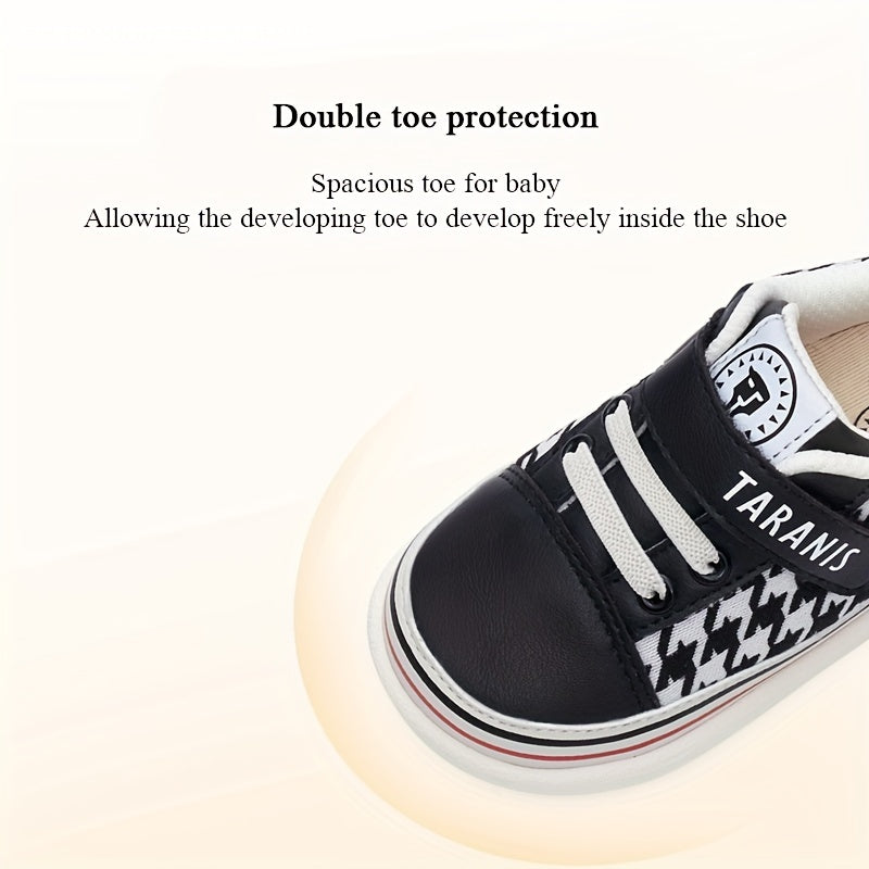TARANIS Plaid Print Skate Shoes for Infants