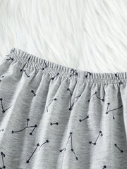 Kids 2pcs Space Dog Pajamas Set Cotton Long Sleeve Top & Pants
