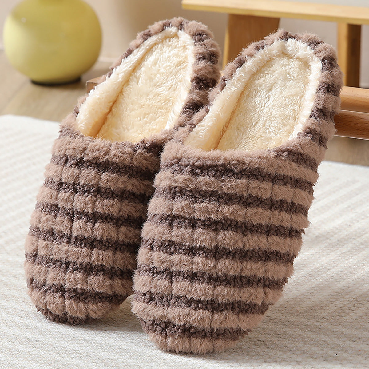 Soft & Cozy Women's Fluffy Home Slippers