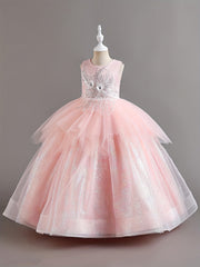 Sparkle Formal Dress For Girls Pageant Party Wedding Evening Long Maxi Gown