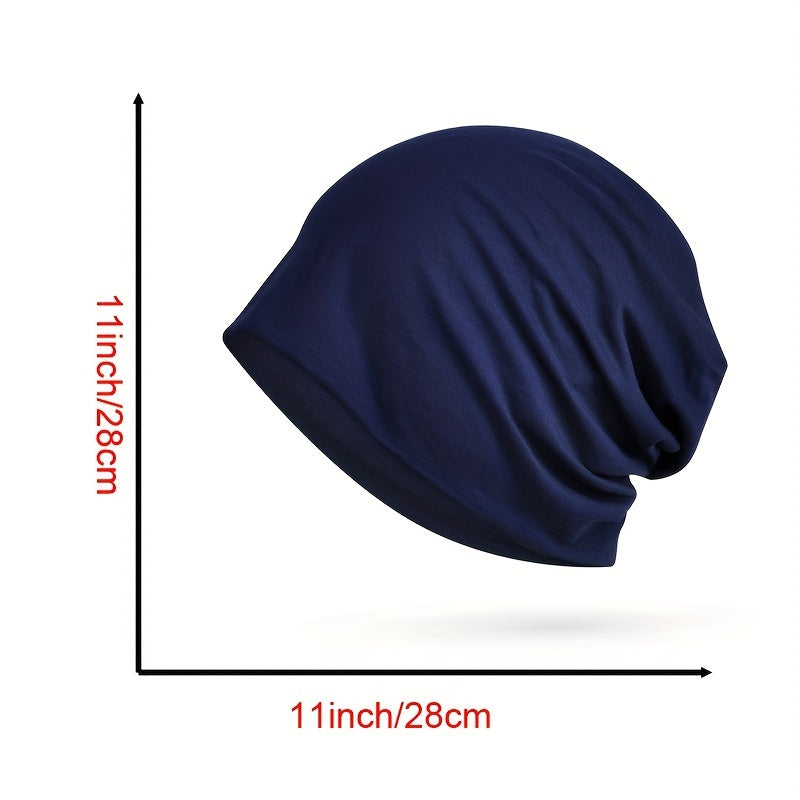 Men's Slouchy Chemo Sleep Beanie Hat Skull Cap Vintage Head Scarf