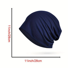 Men's Slouchy Chemo Sleep Beanie Hat Skull Cap Vintage Head Scarf
