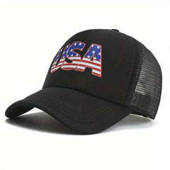 Breathable Mesh Hole Baseball Cap Unisex Hip Hop Cap Sun Protection Hat