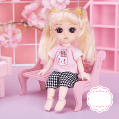 16 Cm BJD Doll Clothes Set, Doll Dress Up Toy Princess Dress Girl Gift