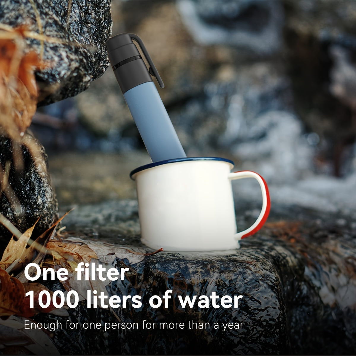 Outdoor Filtering Straw Mini Water Purification Pen Water Purifier
