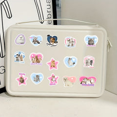 48pcs Cat & Dog Stickers Pack for Kids Laptop Luggage Notebook Bike