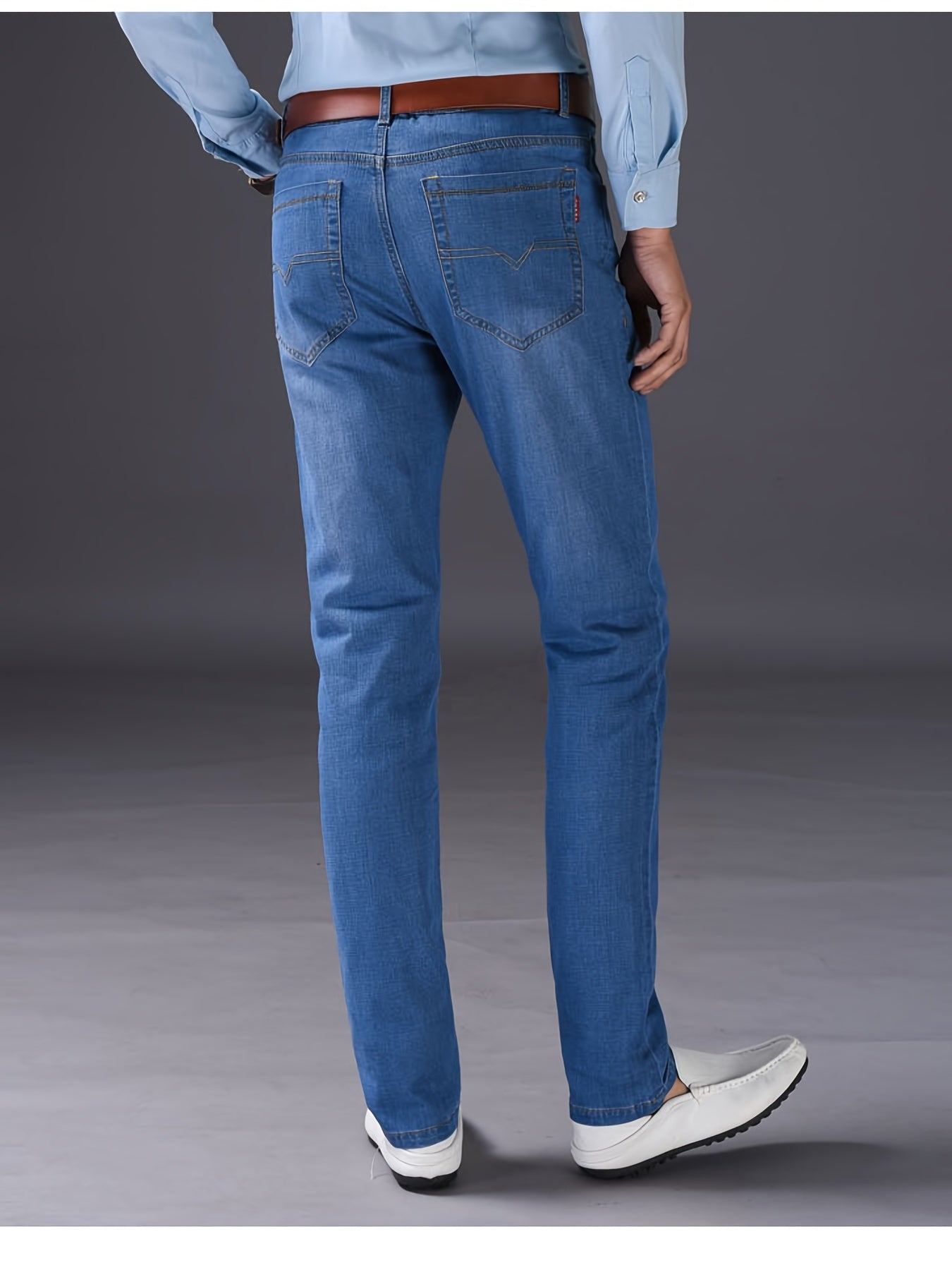 Men's Slim Elastic Durable Business Casual Pants