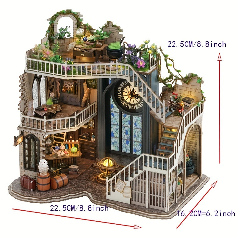 Mini Doll House DIY Kit 3D Puzzle for Girls Birthday & Christmas Gift