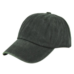Solid Washed Baseball Cap Adjustable Trucker Hat For Women Men