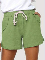 Drawstring Waist Shorts for Women - Casual Summer & Spring Shorts