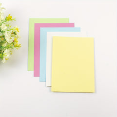 50 Sheets 14x9 Cardstock DIY Greeting Cards 5 Colors 10 Sheets