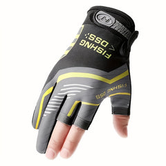 Ice Silk Fishing Gloves Anti Slip Men Women Breathable