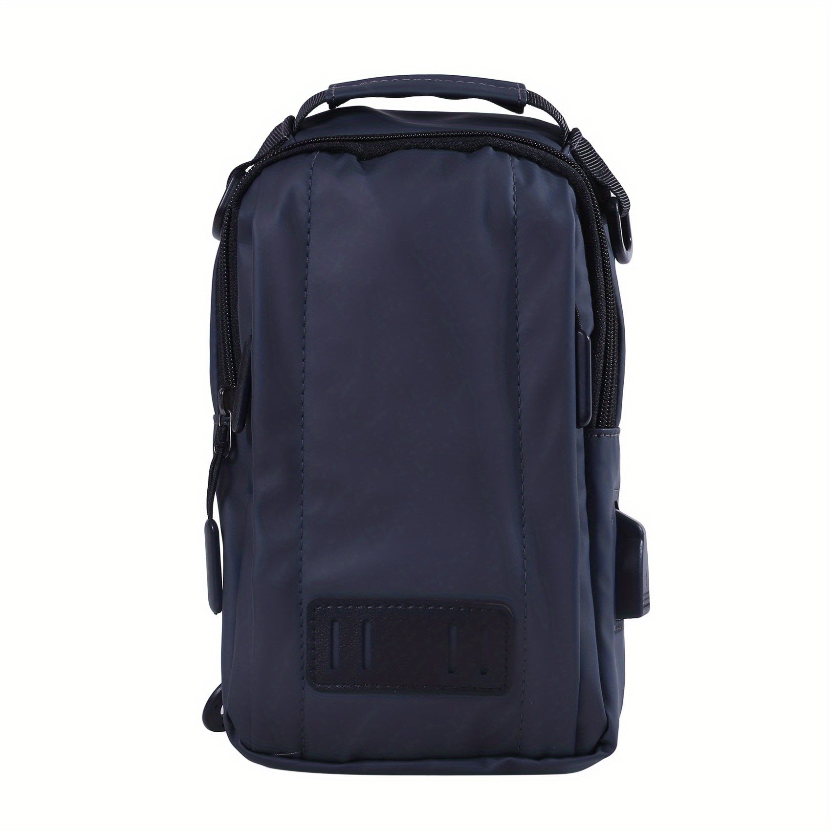 Men's Multifunctional Chest Bag USB Charging Waterproof Travel Shoulder Bag