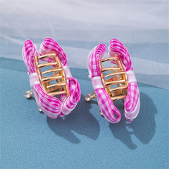 Kids Double-sided Bow Crown Hair Clip Rhinestone Grab Clip