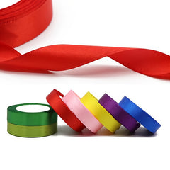 Satin Ribbon Fabric Ribbon Silk Ribbon Embellish Ribbon Rolls