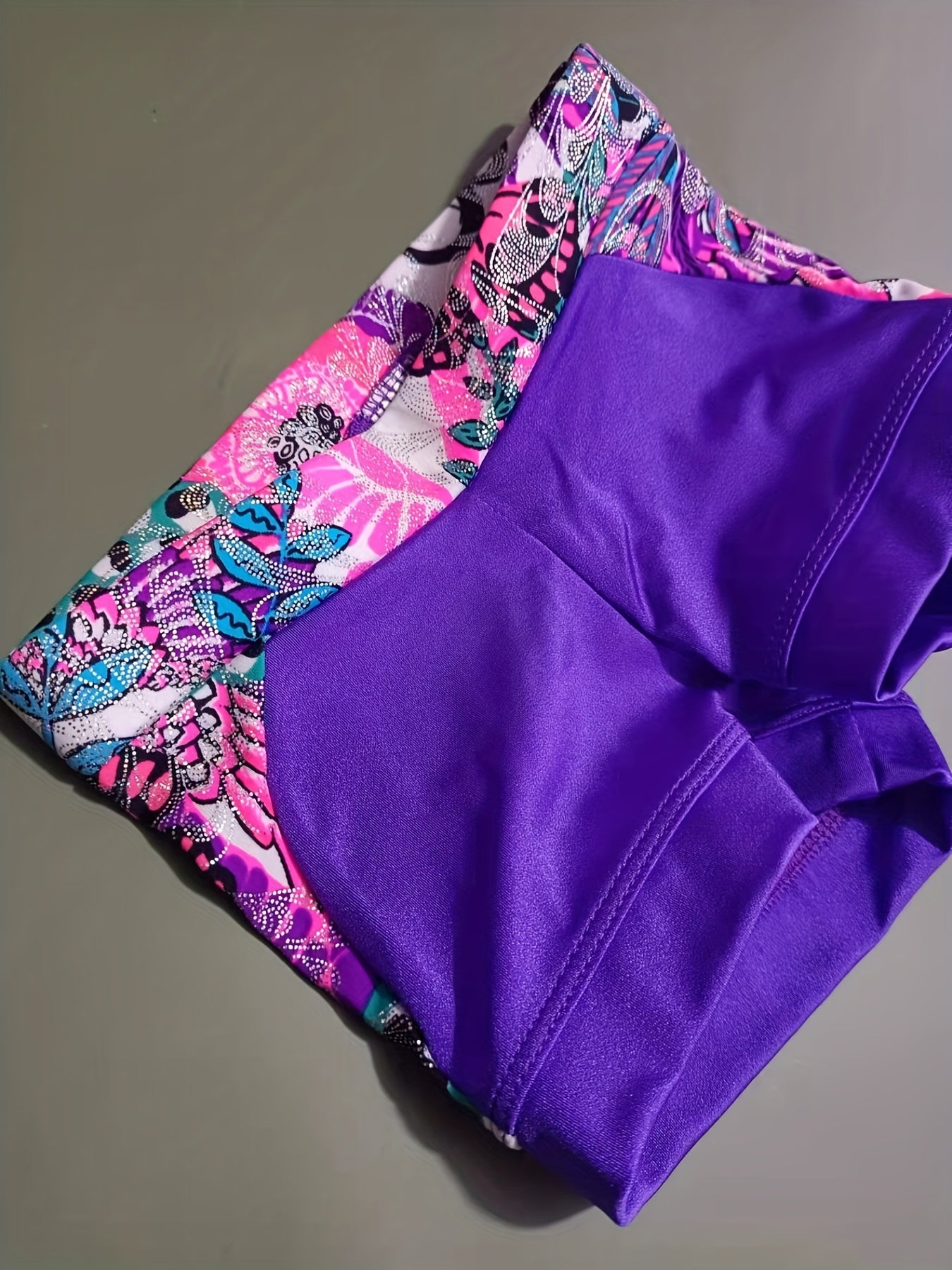 Girls Gymnastics & Dance Boy Cut Booty Shorts