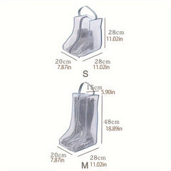 Boots Storage Bag Zipper Protective Cover Dust-proof Shoe Storage Container