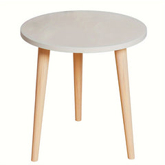 Small Round Coffee Snack Table Portable Space Saving 3 Feets Side End Table