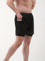 Men's Gym Running Shorts Quick Dry Workout Short