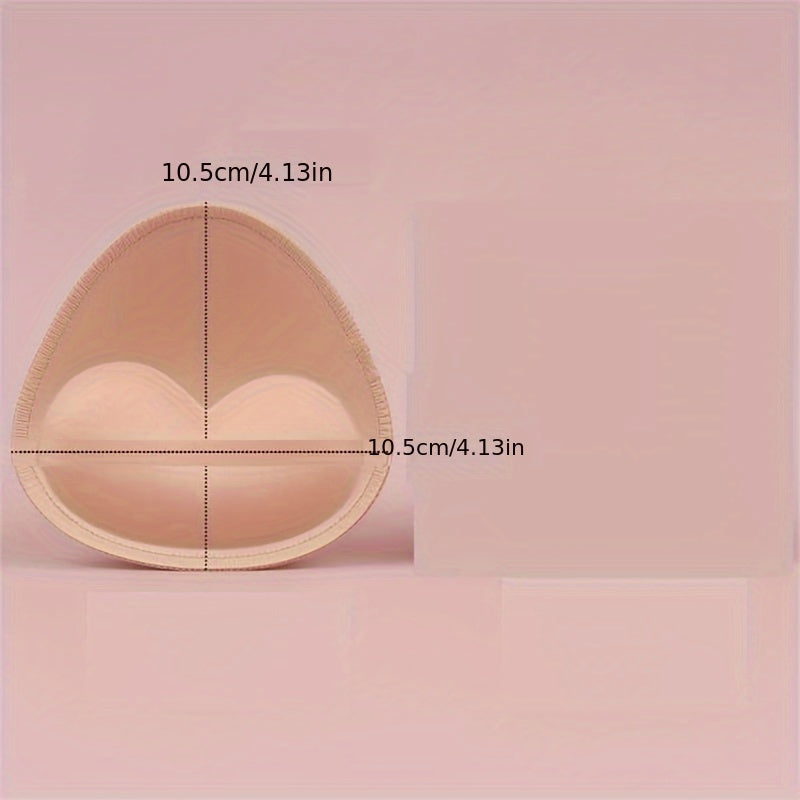 Water Drop Round Sports Breast Paste Invisible Chest Pad Support Lift Dress Yoga