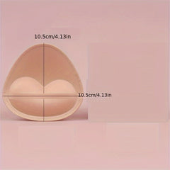 Water Drop Round Sports Breast Paste Invisible Chest Pad Support Lift Dress Yoga