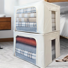 Transparent Polyester Cotton Three View Window Organizer Storage Box