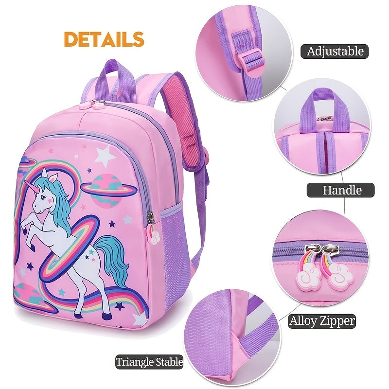 Unicorn School Backpack Large Capacity Primary Schoolbag