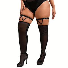 Gothic Strappy Thigh Highs