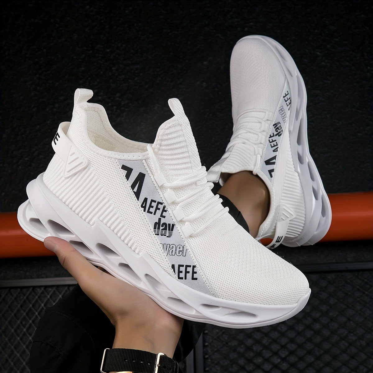 Men's Blade Slip-On Sneakers Breathable Athletic Shoes