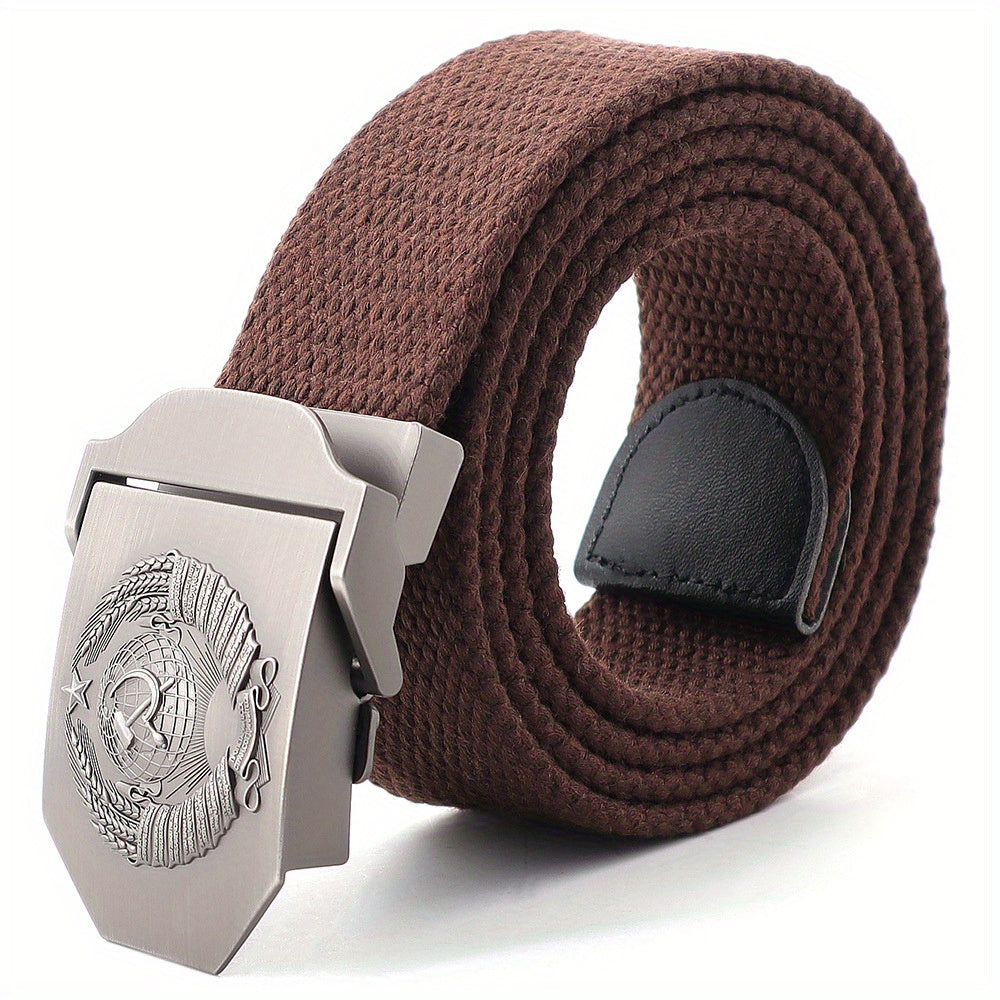 Outdoor Tactical Belt Alloy Snap Canvas Belt 5 Colors