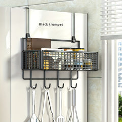 Adhesive Hooks Seasoning Racks for Kitchen Storage