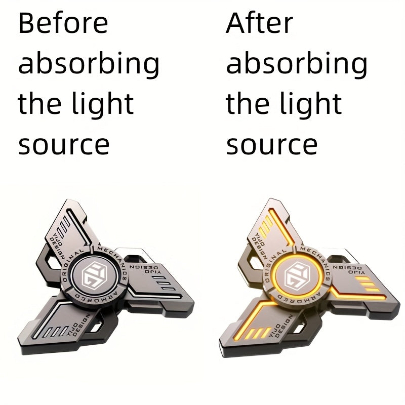 Luminous Fidget Spinner Antistress Mute Bearing R188 Alloy Metal