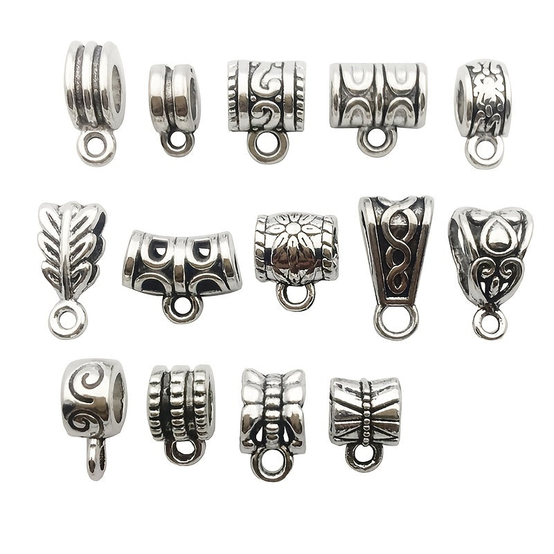 120Pcs Metal Connectors Spacer Beads for DIY Jewelry Making