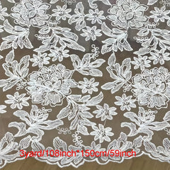 Embroidered Mesh Cardigan Women's Accessories Fabric for Party Wedding
