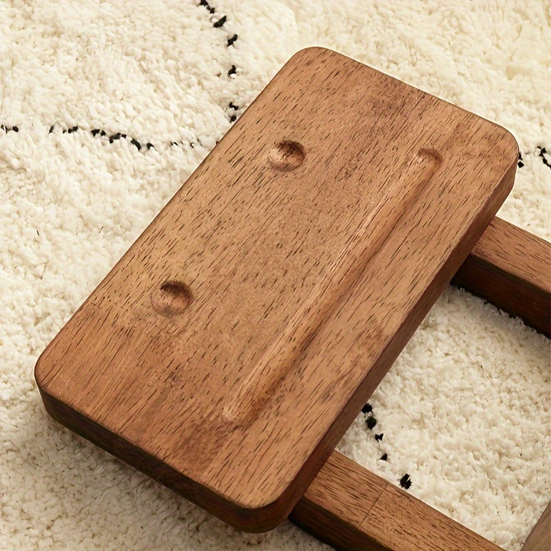 All Solid Wood Shoe Changing Stool Robot Foyer Bench