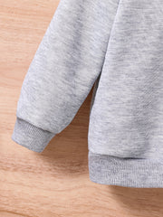 Baby Casual Outfit Long Sleeve Sweatshirt Set Just A Boy Who Loves His Dad