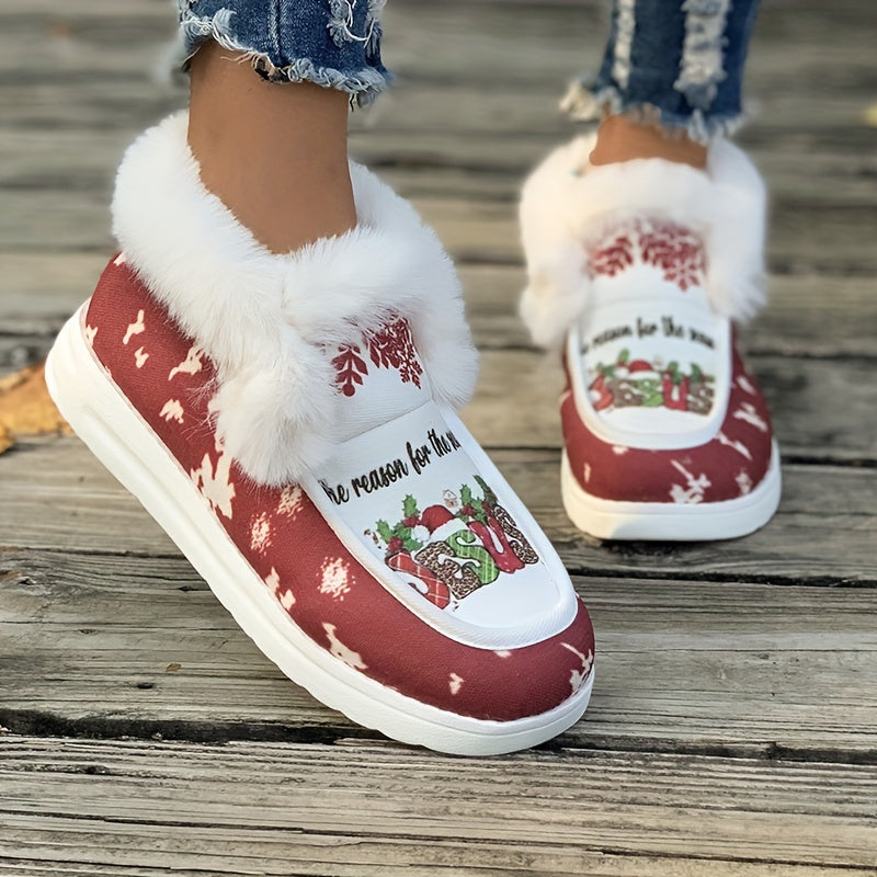Plush Lined Thermal Snow Boots - Keep Warm Winter Shoes