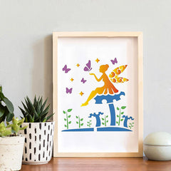12pcs Large Plastic Reusable Stencils for Painting on Fabric Canvas Floor Wood