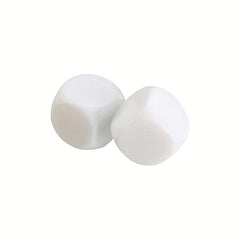 10pcs Blank Dice Set for Board Games DIY, Acrylic Teaching Plastic Cubes