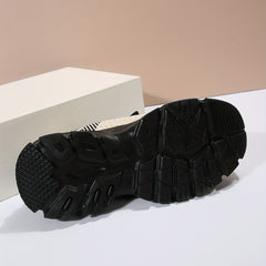 Women's Shockproof Running Shoes Lightweight Breathable Woven Sneakers
