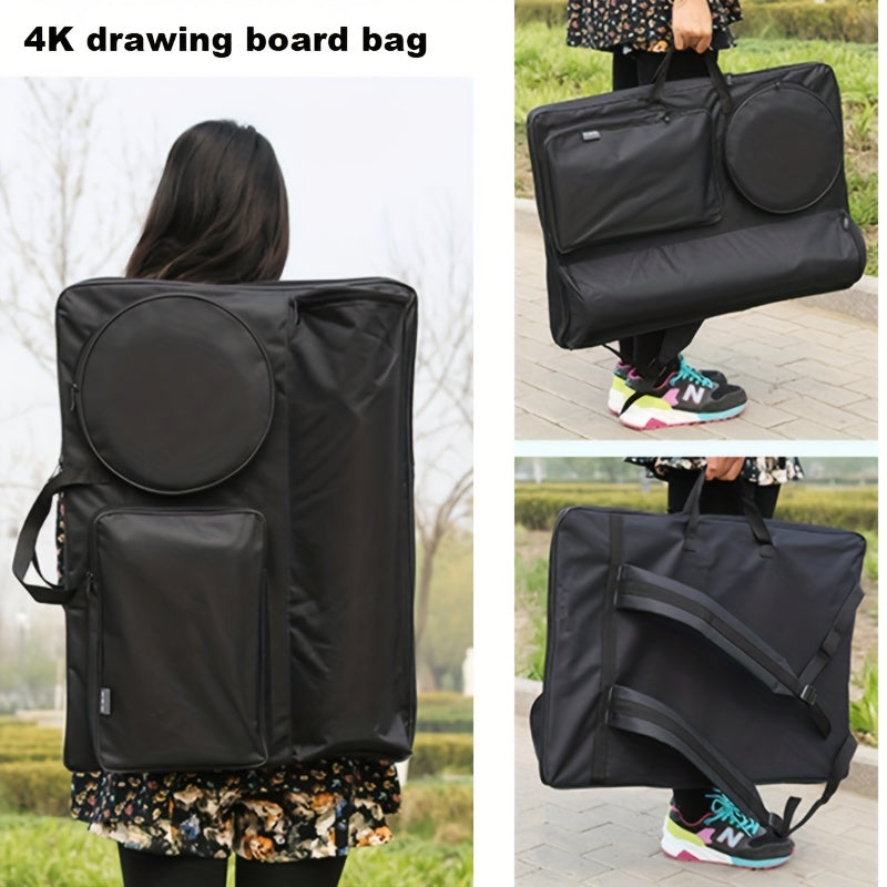 1pc Portable Drawing Board Bag Large Carrying Drawing Tools Kit Bag