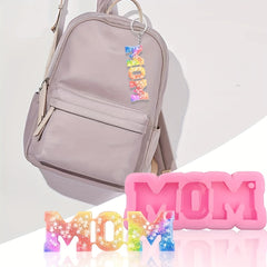 Mom Word Keychain Silicone Mold DIY Resin Mold