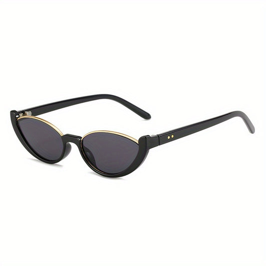 Y2K Cat Eye Sunglasses Gradient Mirror UV400